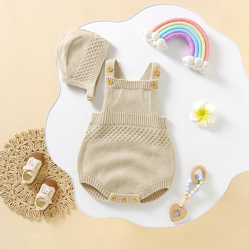 Sleeveless Bodysuit & Hat Set