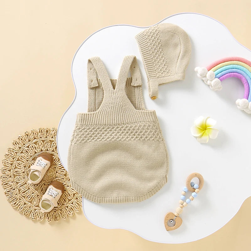 Sleeveless Bodysuit & Hat Set